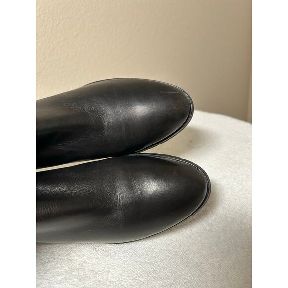Cole Haan Black Leather Nike Air Chelsea Boots - Picture 5 of 11